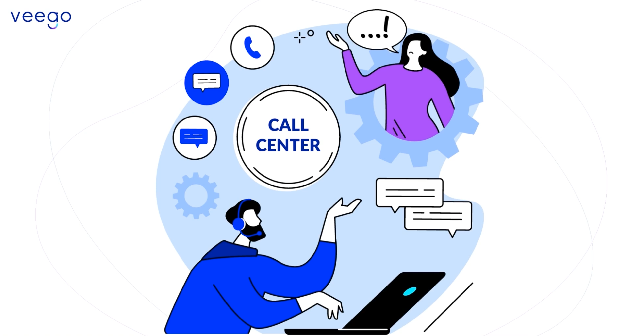 Veego Care - In Action Illustration